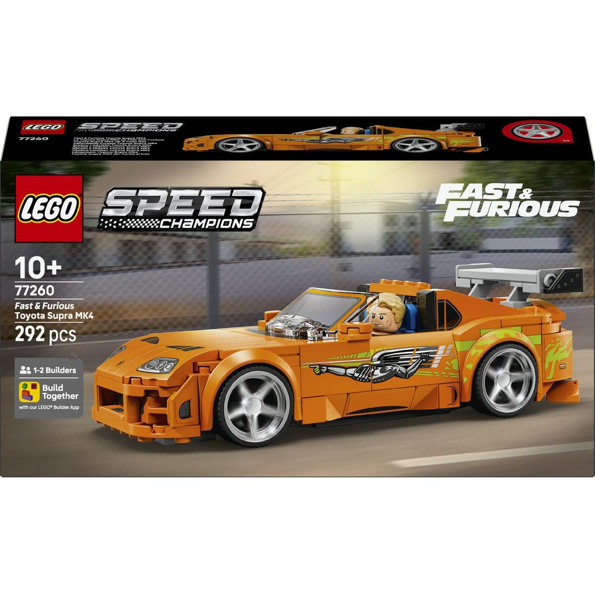 LEGO® Speed Champions 77260 Rychle a zběsile Toyota Supra MK4
