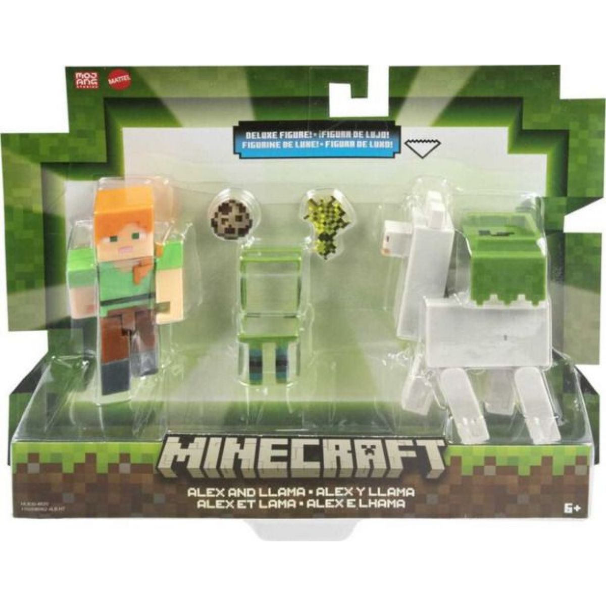 Mattel Minecraft 8 cm figurka dvojbalení Alex and Llama