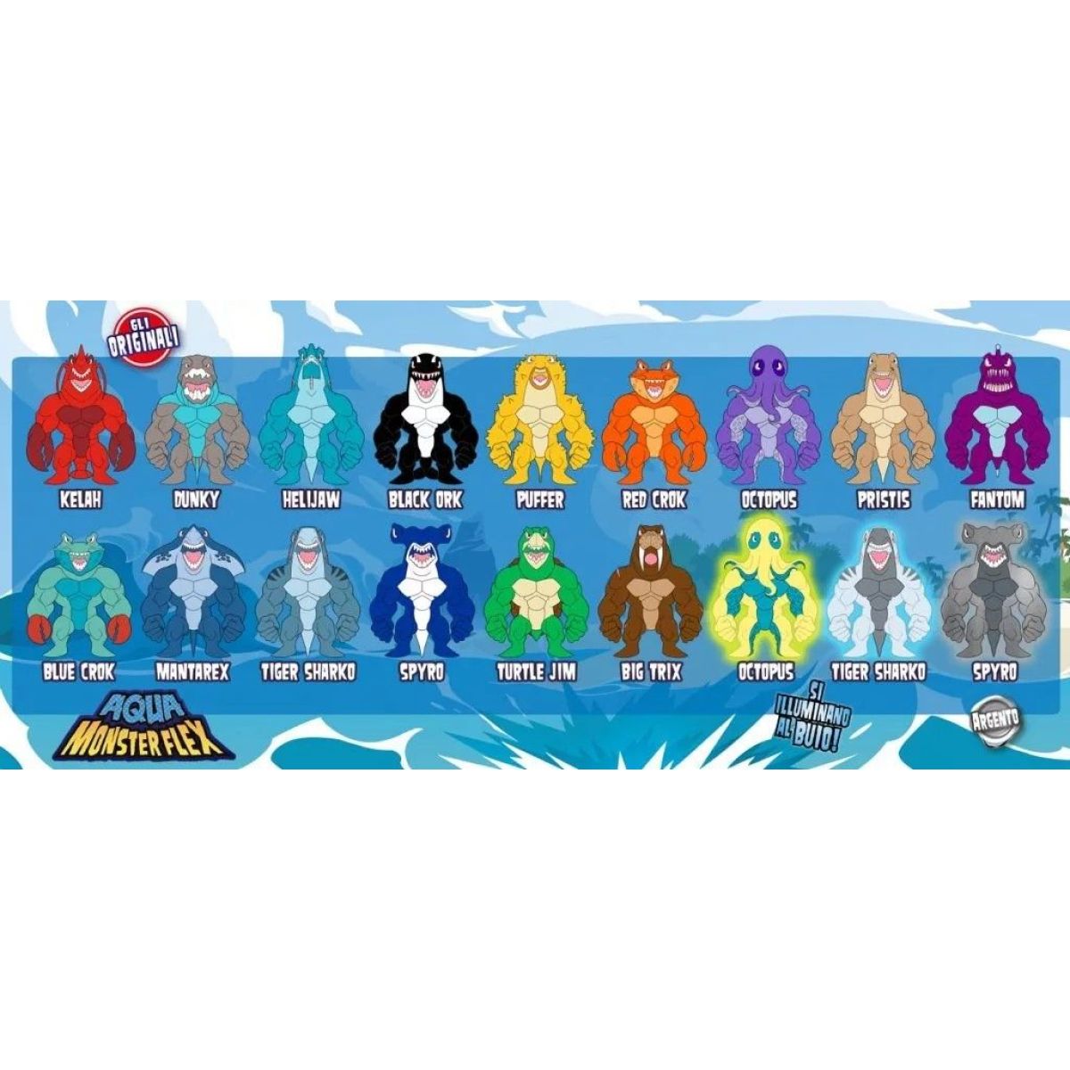 Flexi Monster AQUA č.4 Fantom
