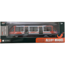 Alltoys Vláček 15 cm červený