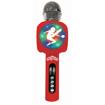 Lexibook Bezdrátový karaoke mikrofon Kouzelná Beruška s vestavěným reproduktorem a světelnými efekty