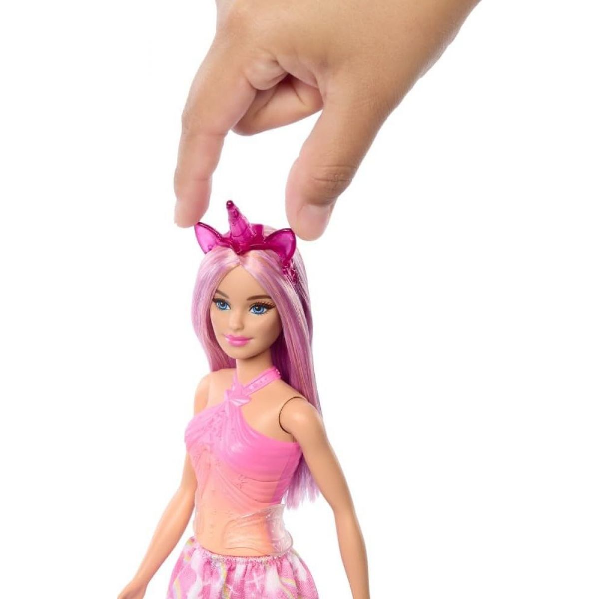 Mattel Barbie Pohádková víla jednorožec - růžová