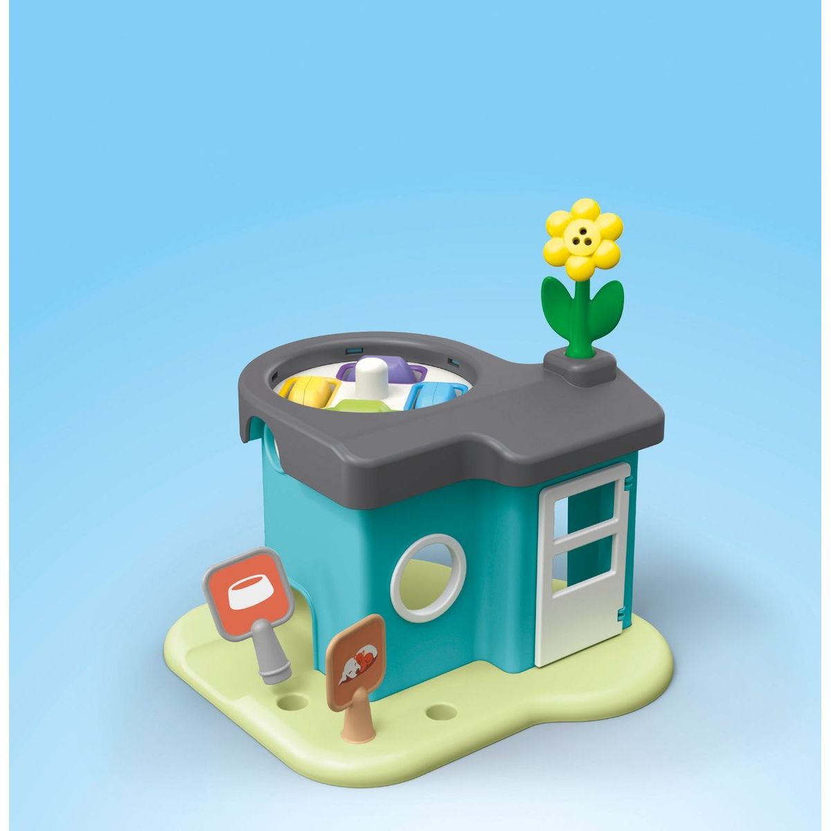 PLAYMOBIL® 71690 1.2.3: Ustájení zvířat s dávkovačem krmiva