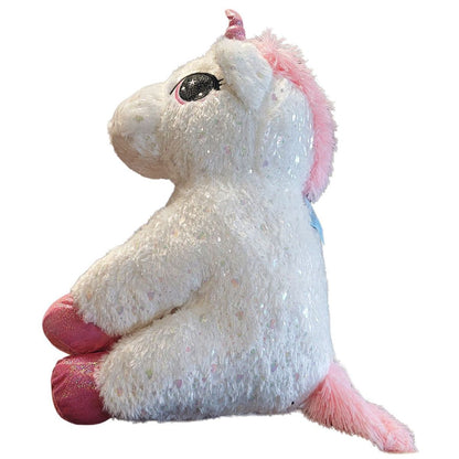 Sparkys PLYŠÁKOV - Jednorožec sedící 45 cm bílý