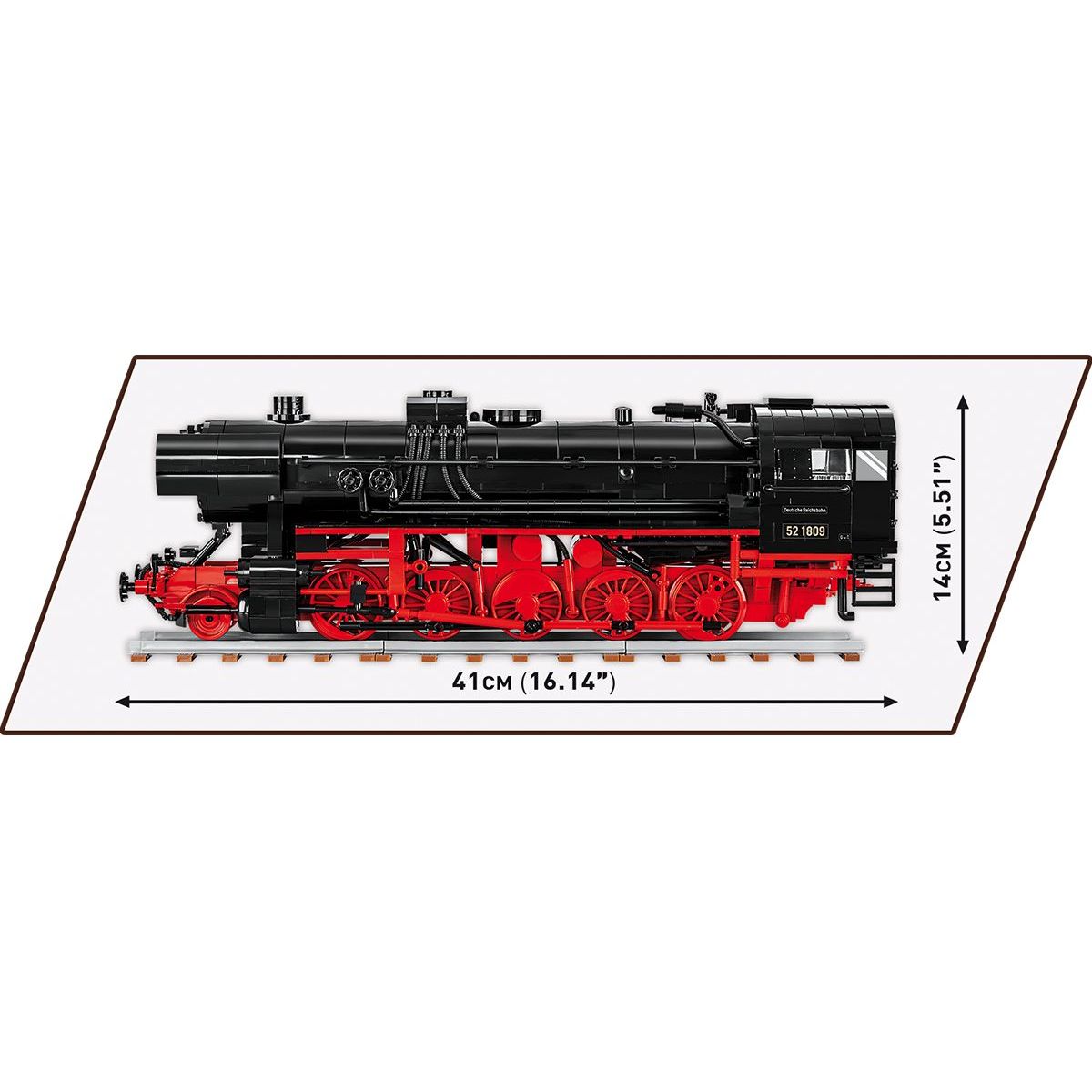 Cobi 6283 II. světová válka Parní lokomotiva DRB Class 52_TY-2