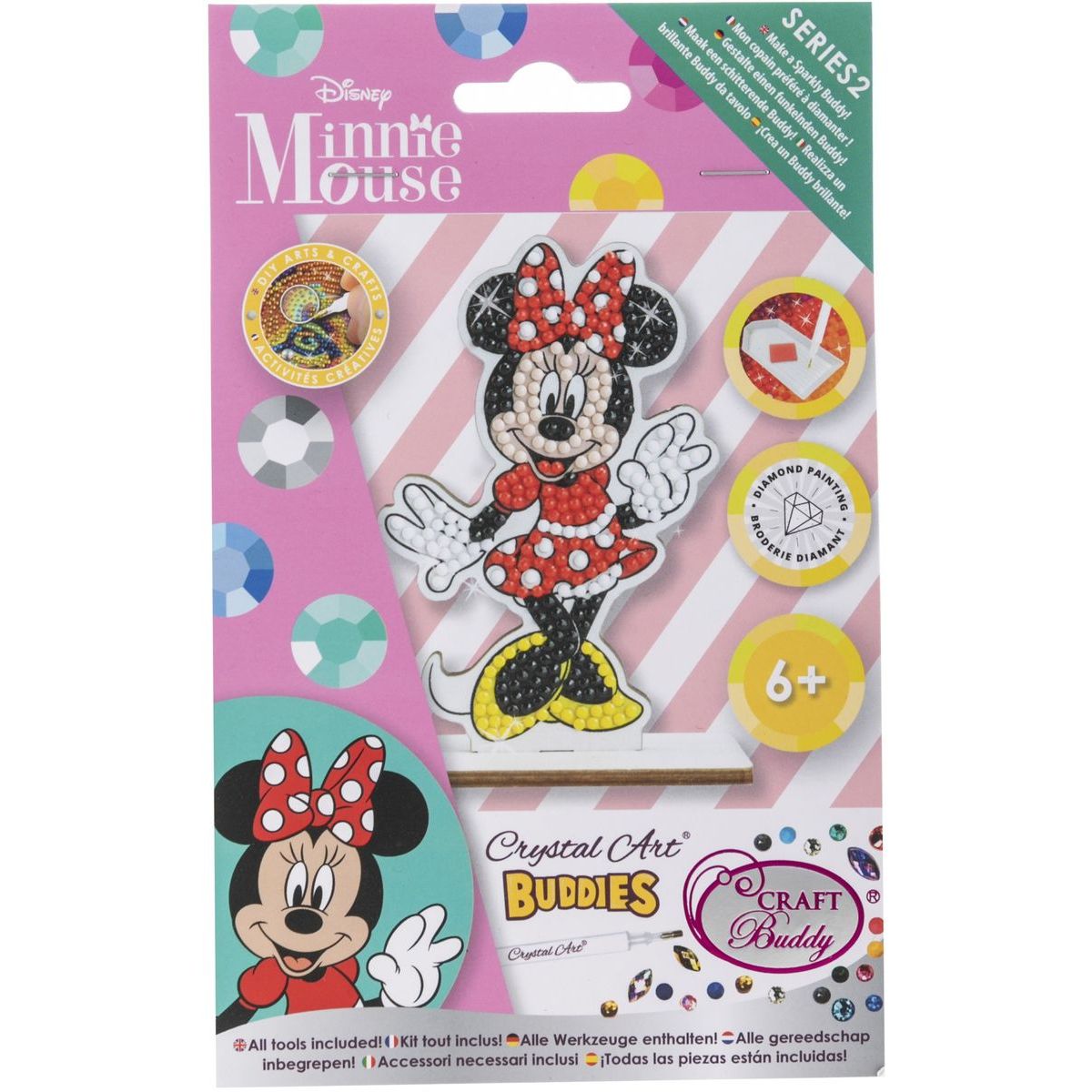 Craft Buddy Minnie Postavička Crystal Art