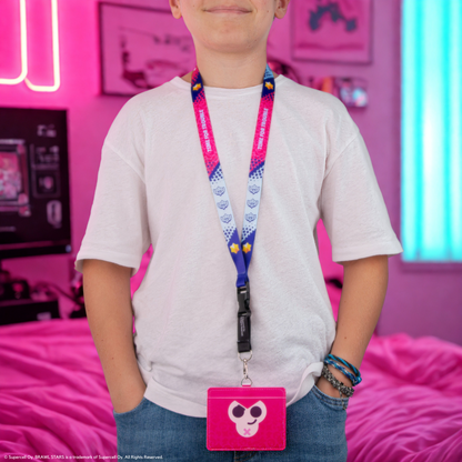 Cinereplicas Brawl Stars šňůrka na krk s pouzdrem na kartu Colt