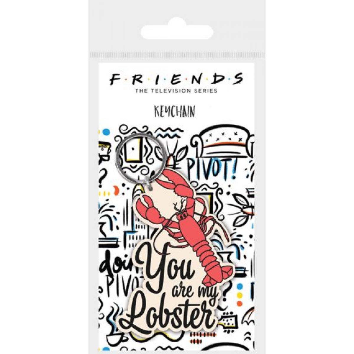 Klíčenka gumová Přátelé You are my lobster