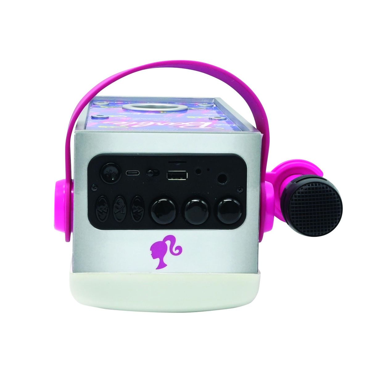 Lexibook Bluetooth reproduktor Barbie s mikrofonem a světelnými efekty