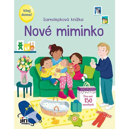 Jiří Models Samolepková knížka Nové miminko