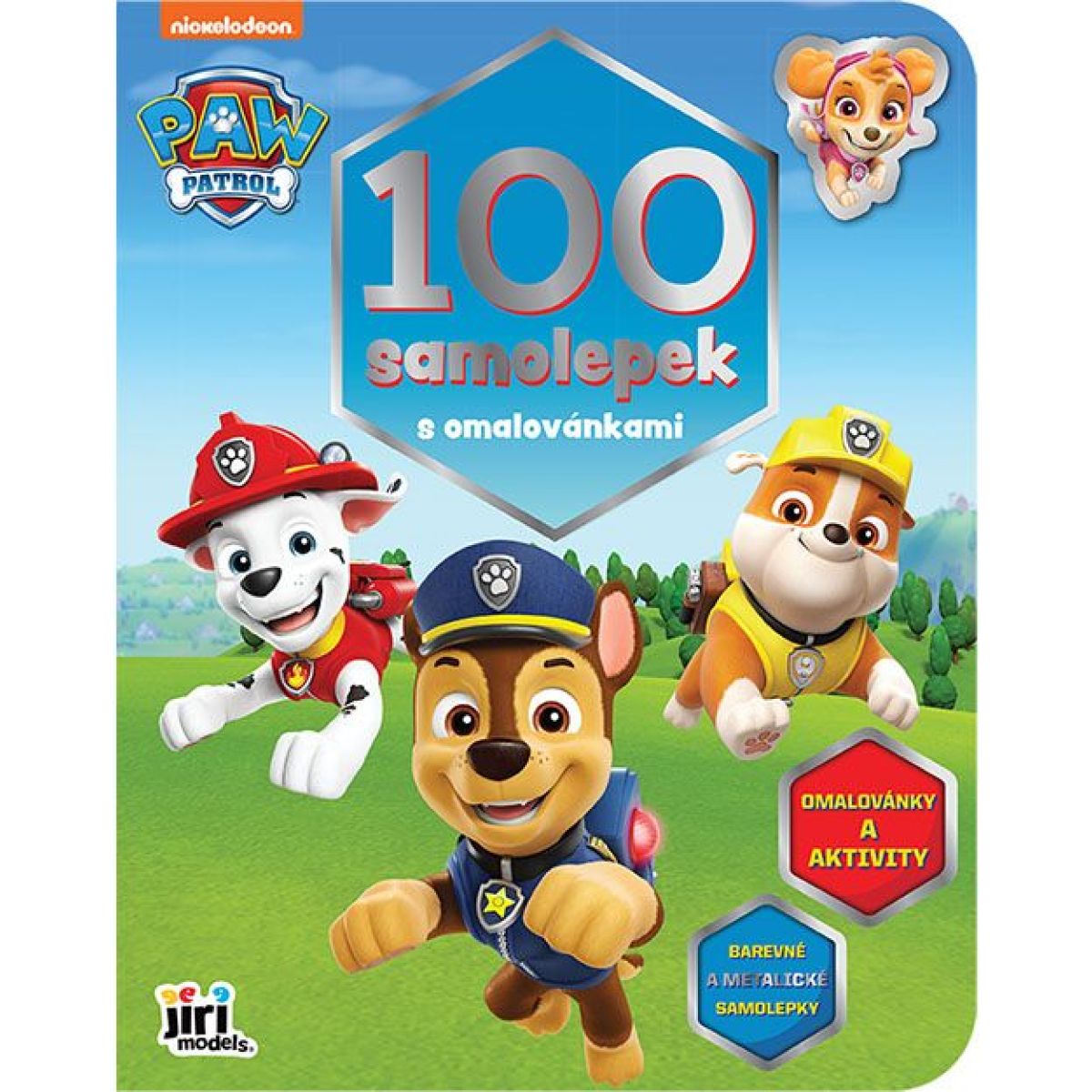 Jiří Models 100 samolepek s omalovánkami Tlapková patrola