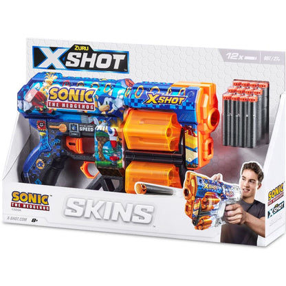 ZURU X-SHOT SKINS SONIC s 12 náboji