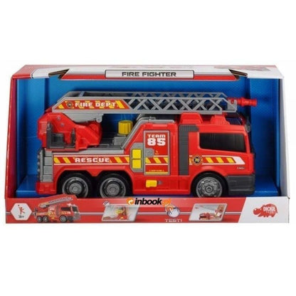 Dickie Action Series Hasičské auto s ruční pumpou
