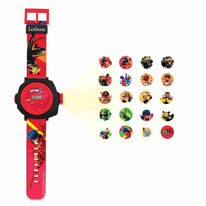 Lexibook Digitální promítací hodinky Kouzelná Beruška s 20 obrázky