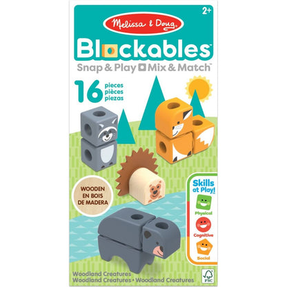 Melissa & Doug blockables stavebnice divočina