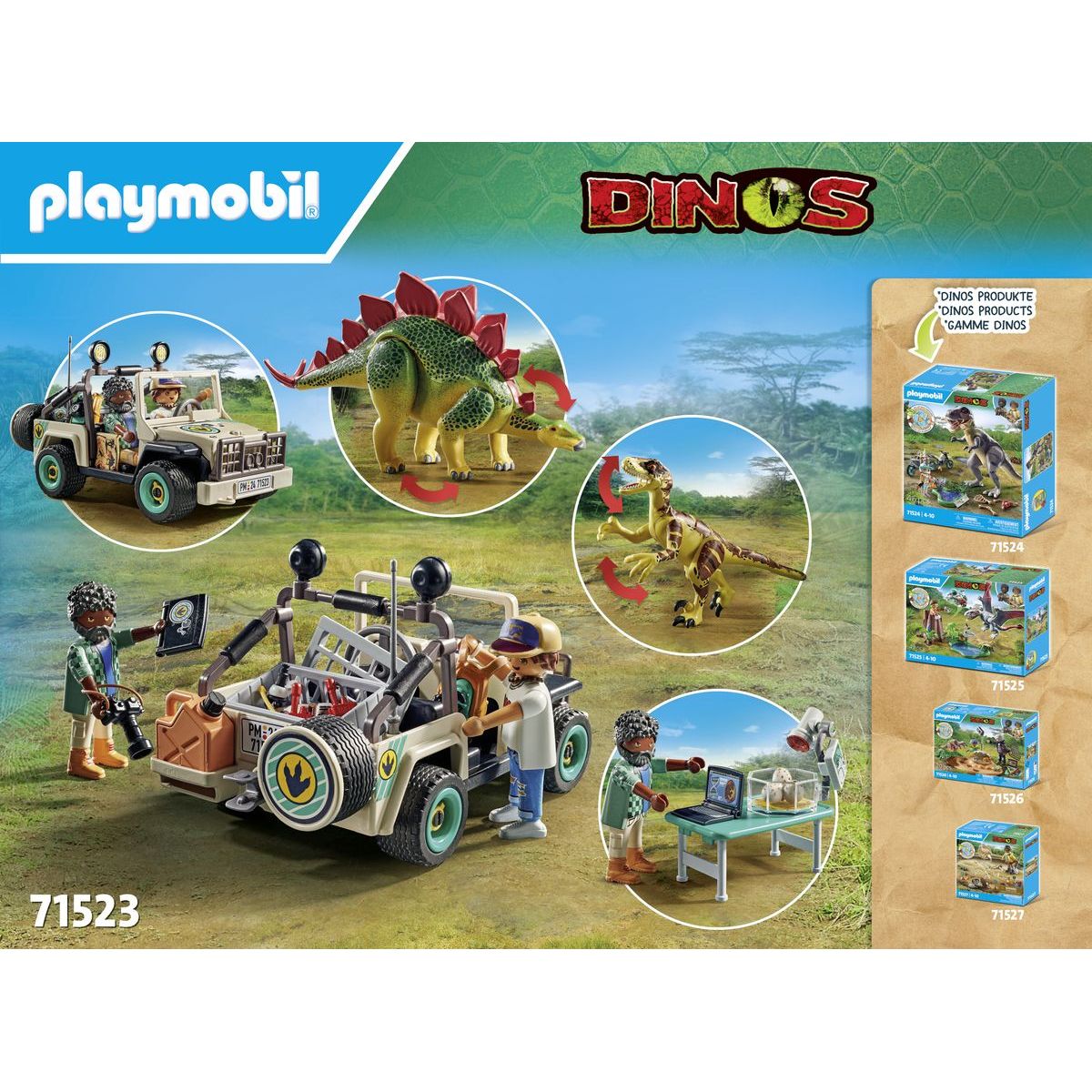 PLAYMOBIL® 71523 Výzkumný tábor s dinosaury