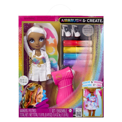 Rainbow High Air Brush panenka - šedé oči