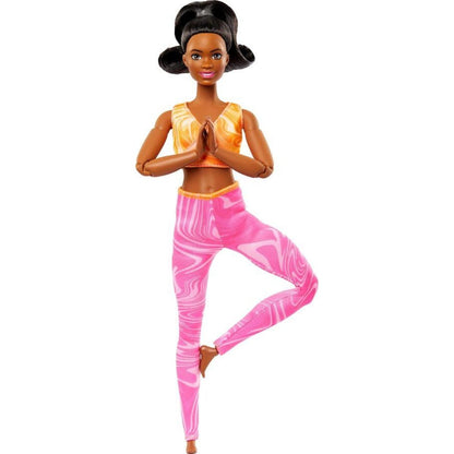 Barbie v pohybu růžovo - oranžová