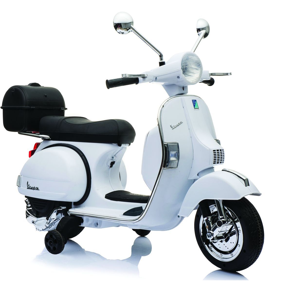 Sparkys Dětský elektrický skútr Vespa PX150 bílý