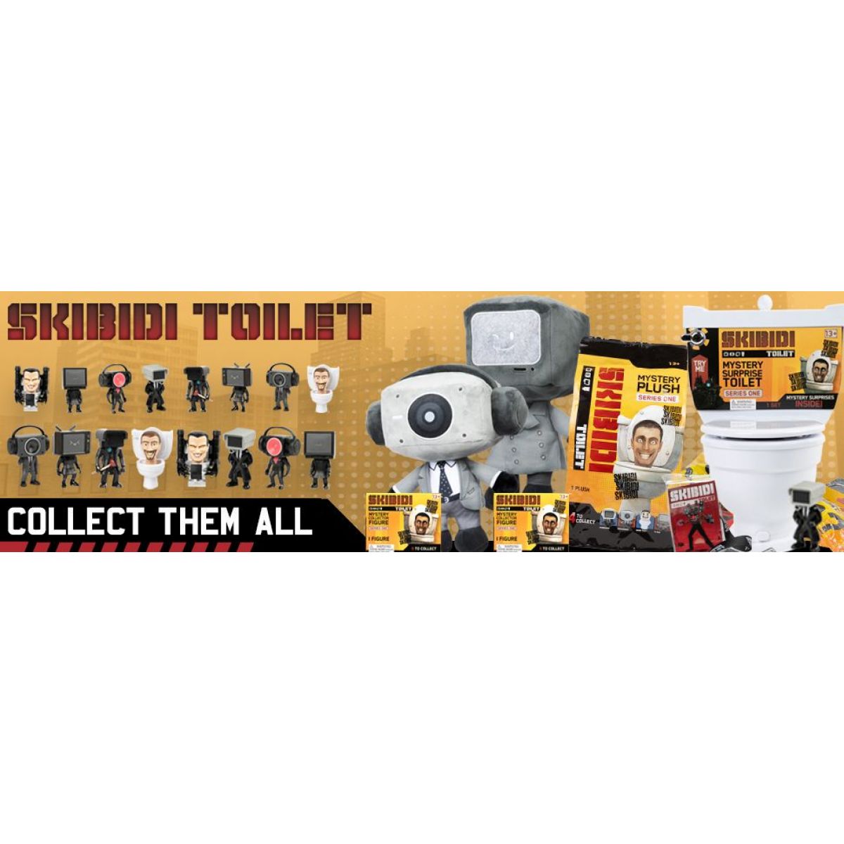 Skibidi Toilet minifigurky Mystery