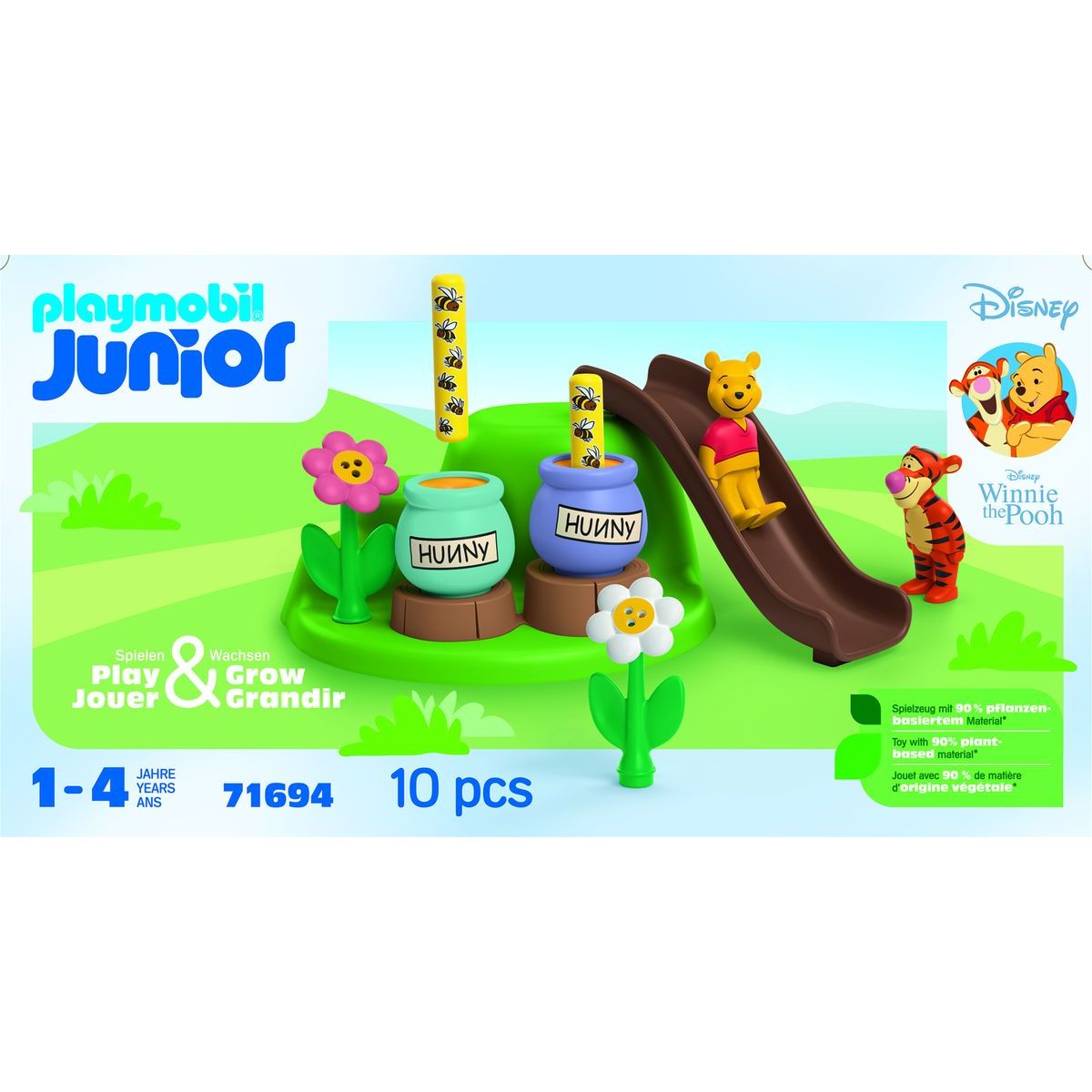 PLAYMOBIL® 71694 Junior & Disney: Včelí zahrada Medvídka Pú a Tygříka