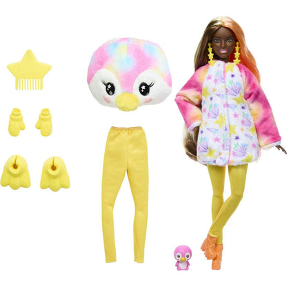 Barbie Cutie Reveal Barbie barevné sny tučňák