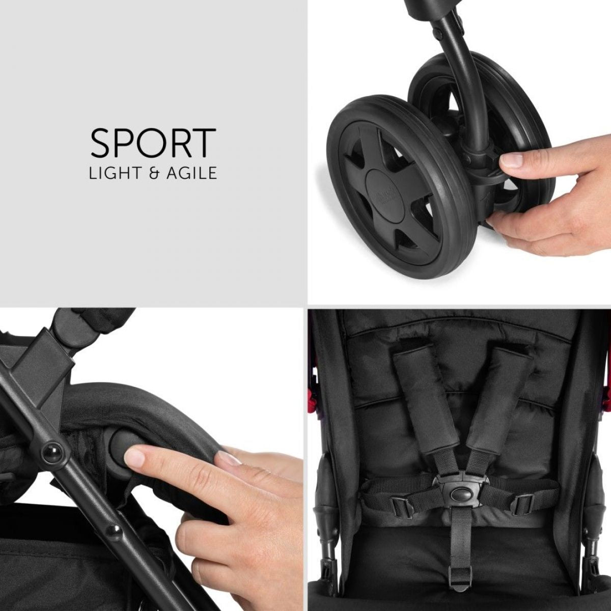 Hauck Sporťák Sport red