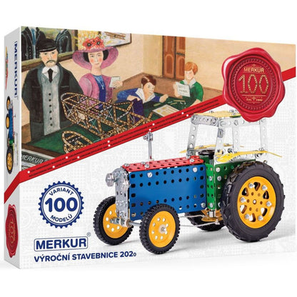 Merkur M2020 Výroční stavebnice, 753 dílů, 100 modelů