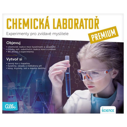 Albi Chemická laboratoř PREMIUM - Poškozený obal