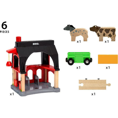 BRIO World 36012 Stáj pro zvířata