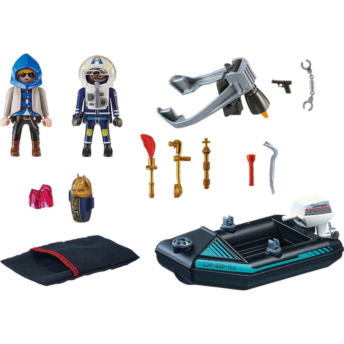 PLAYMOBIL® 70782 Policejní Jetpack Zatčení zloděje umění