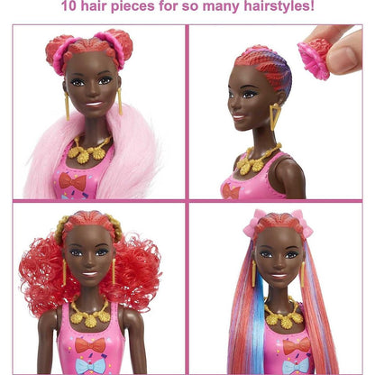 Barbie Color Reveal vlasový styling se třpytkami fialový