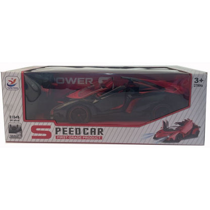 Alltoys RC Auto 1 : 14 závodní auto 28 cm dobíjecí černo - červené
