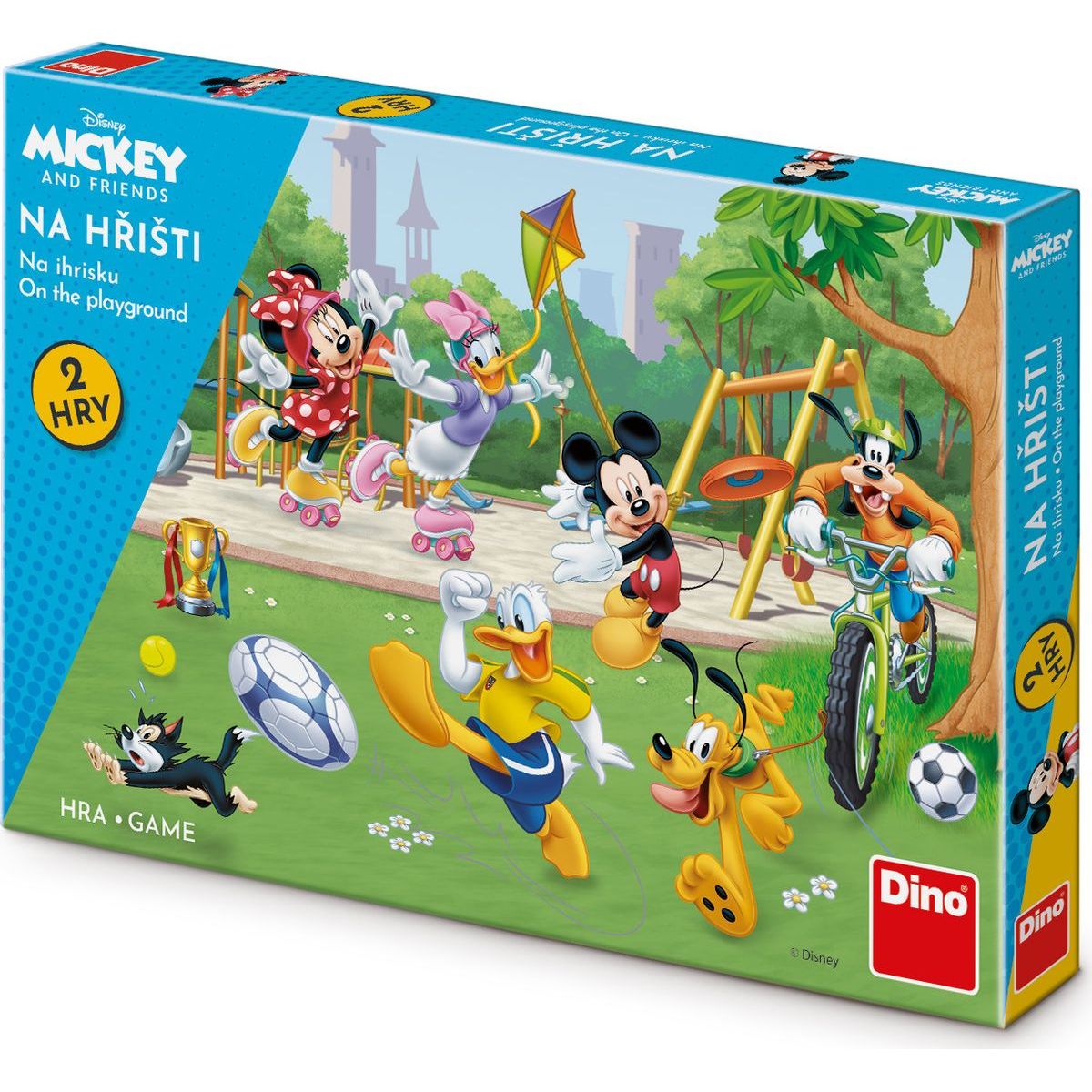 Dino Mickey a Minnie sportují dětská hra