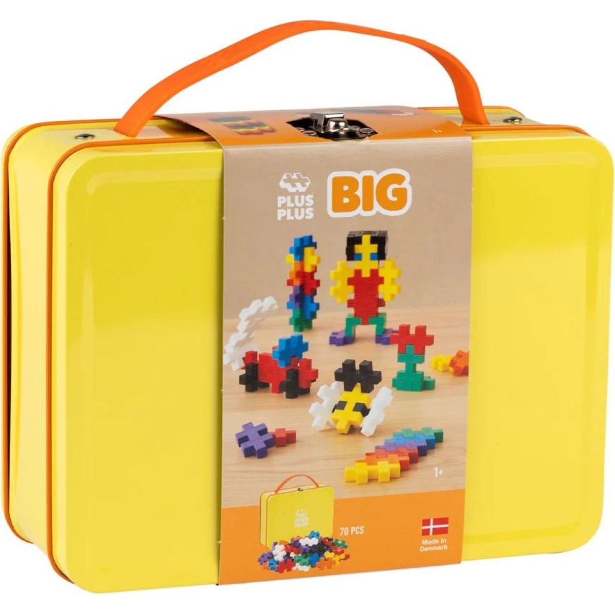 Plus-Plus BIG Kufřík kovový Basic 70 ks