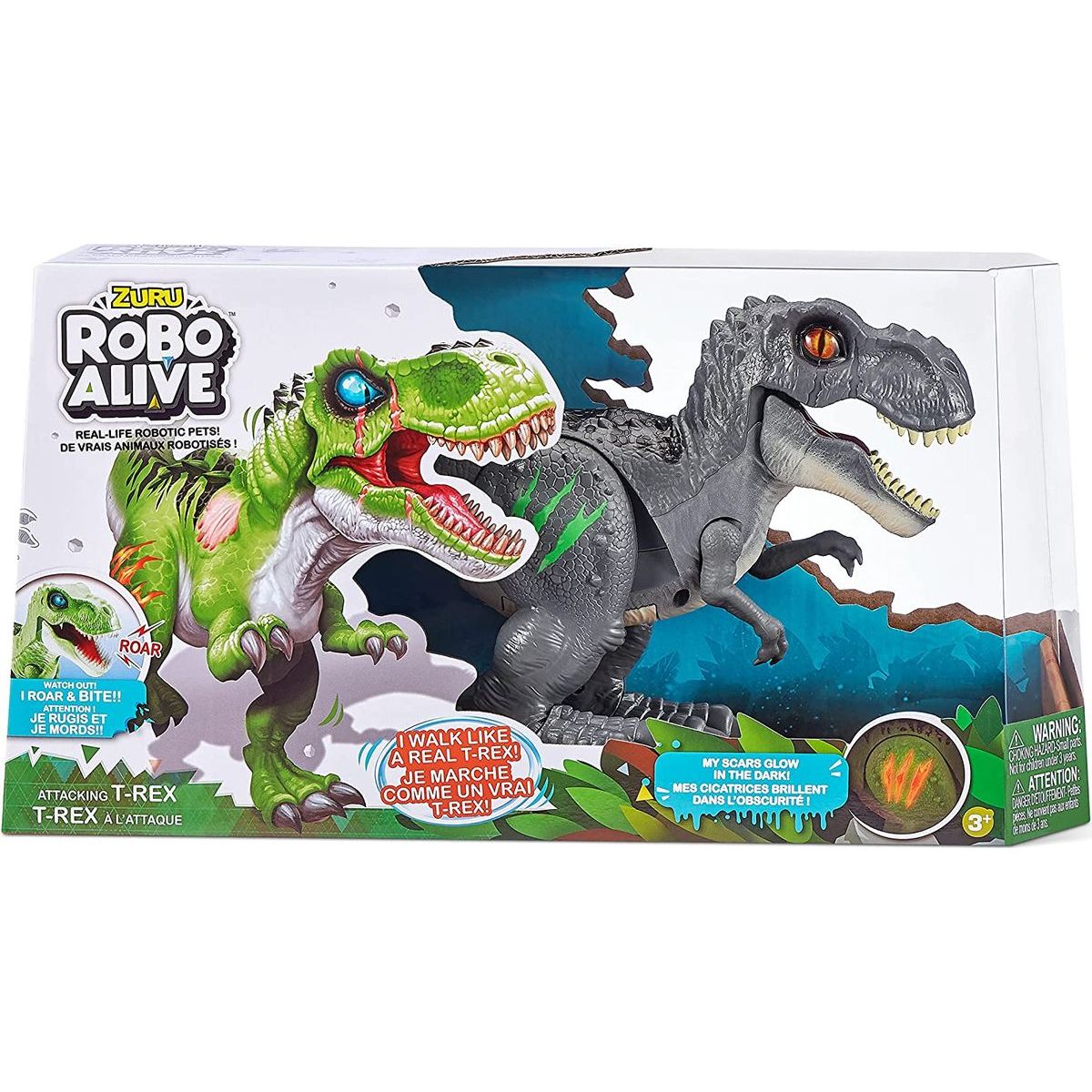 Robo Alive T-Rex šedý