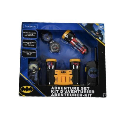 Lexibook Batman set vysílačky, dalekohled, baterka, kompas