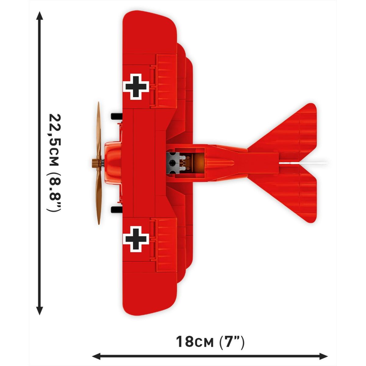 Cobi 2996 Fokker Dr. I Red Baron
