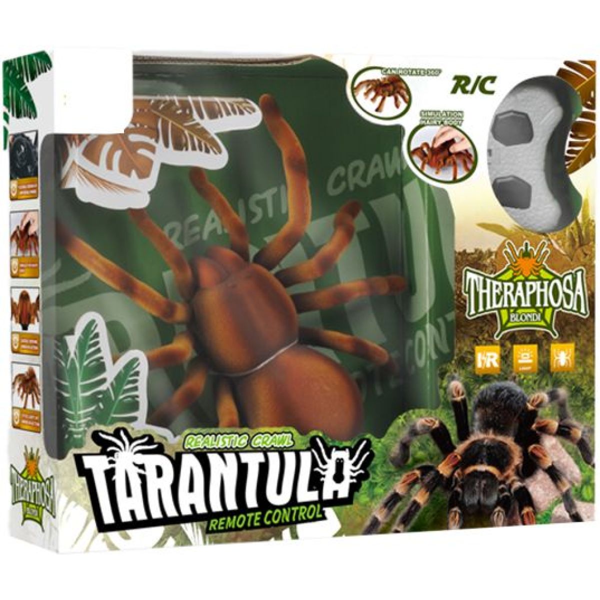 Sparkys RC Pavouk Tarantule s biomimikry a svítícími očima