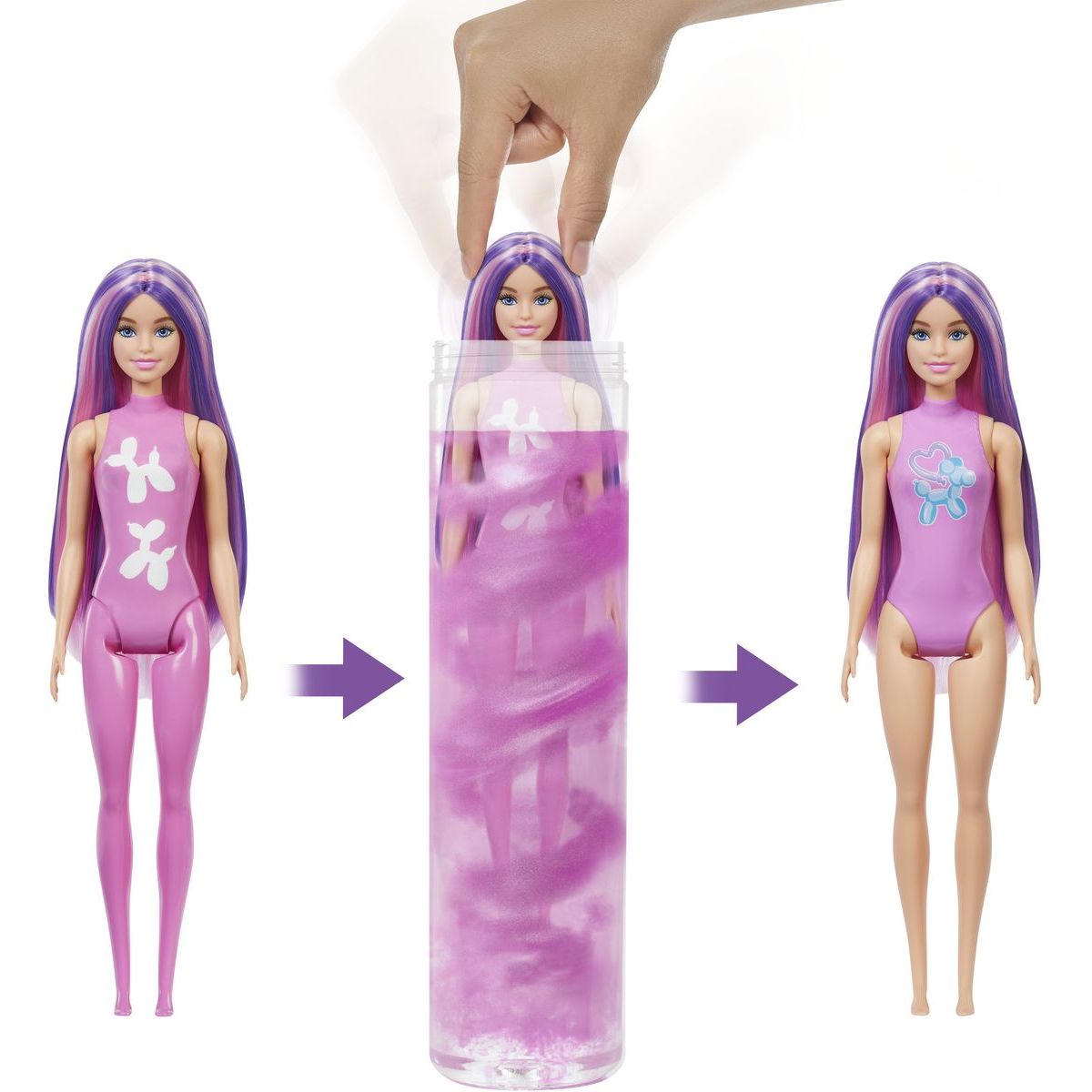 Mattel Barbie Color reveal Balónková zvířátka
