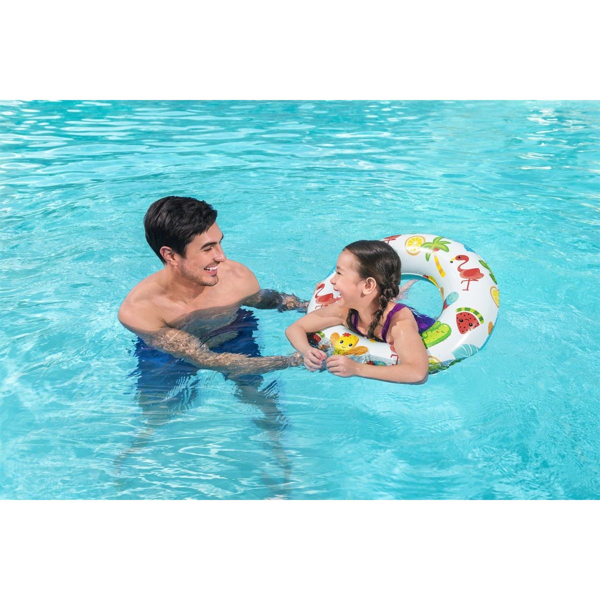Bestway Nafukovací kruh 61 cm Tropical Plameňák