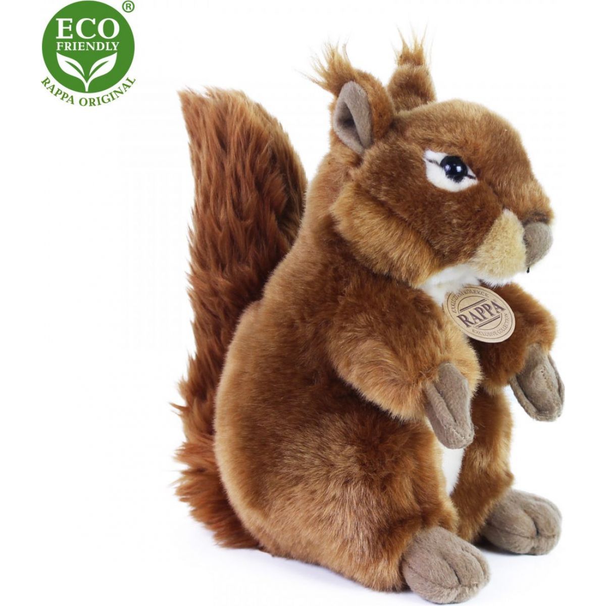Rappa Plyšová veverka 21 cm Eco Friendly