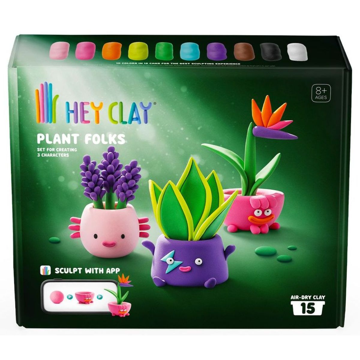 TM Toys Hey Clay Rostlinkové postavičky Modelovací sada s doplňky