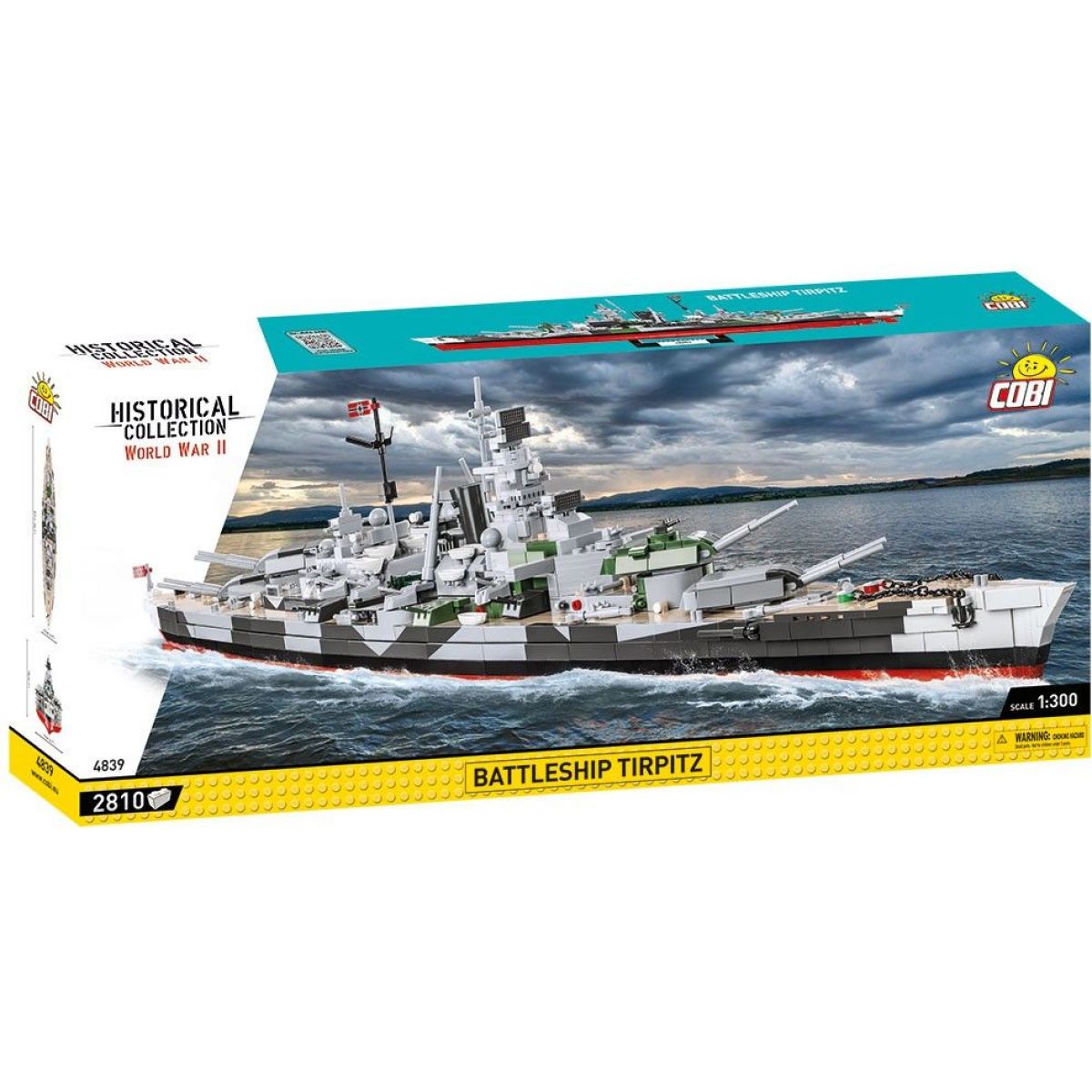 Cobi 4839 II. světová válka Battleship Tirpitz