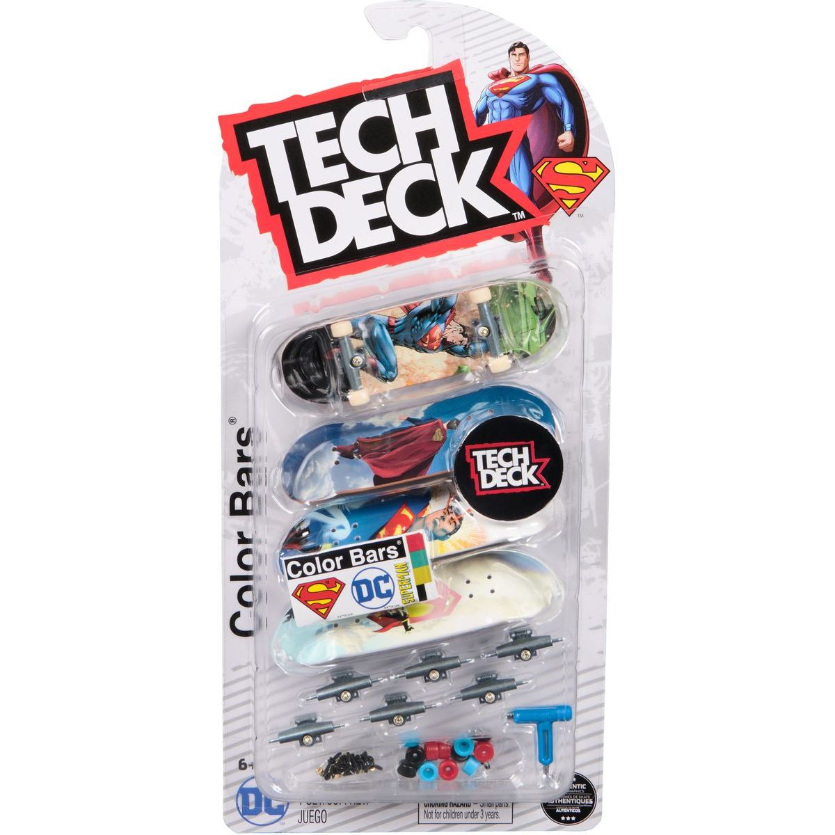 Tech Deck Fingerboard čtyřbalení Superman