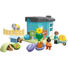 PLAYMOBIL® 71690 1.2.3: Ustájení zvířat s dávkovačem krmiva