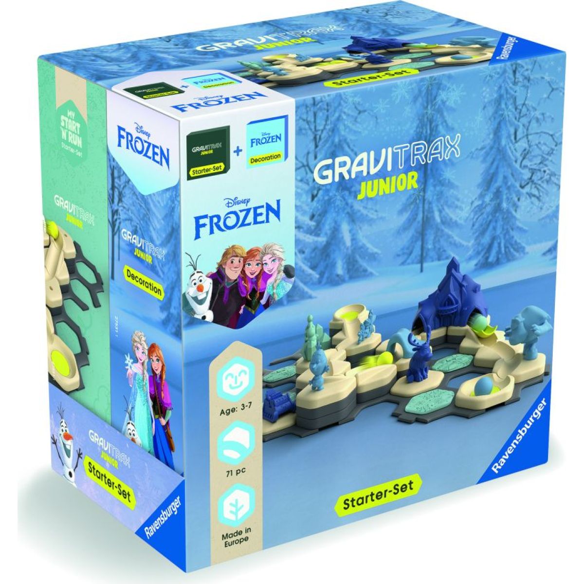 Ravensburger 733859 GraviTrax Junior Bundle: Startovní sada Star Disney: Ledové království