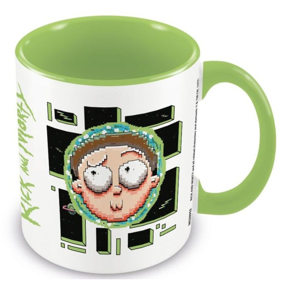Pyramid International Rick and Morty Hrnek 315 ml Pixel Breakout