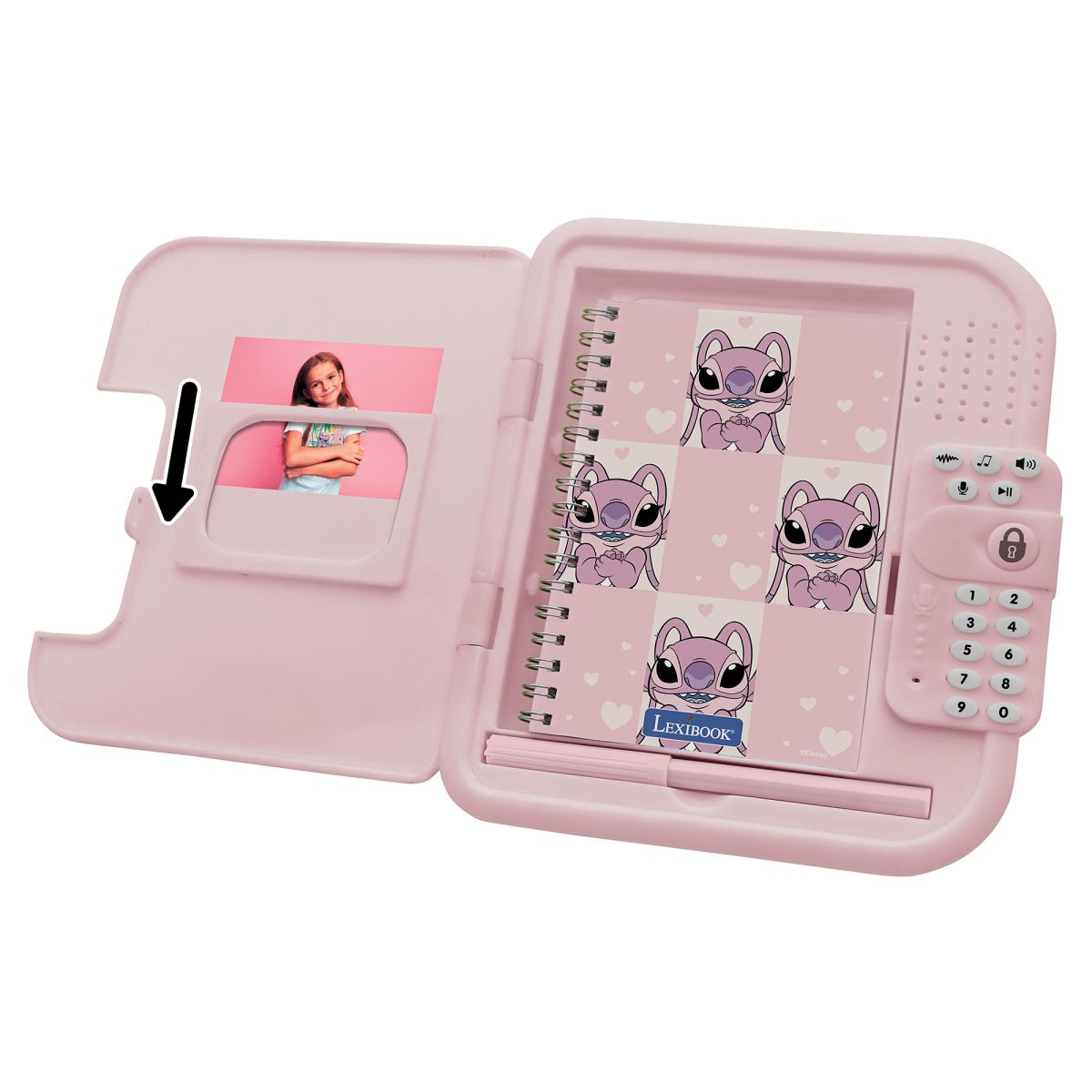 Lexibook Elektronický tajný deník Stitch Angel