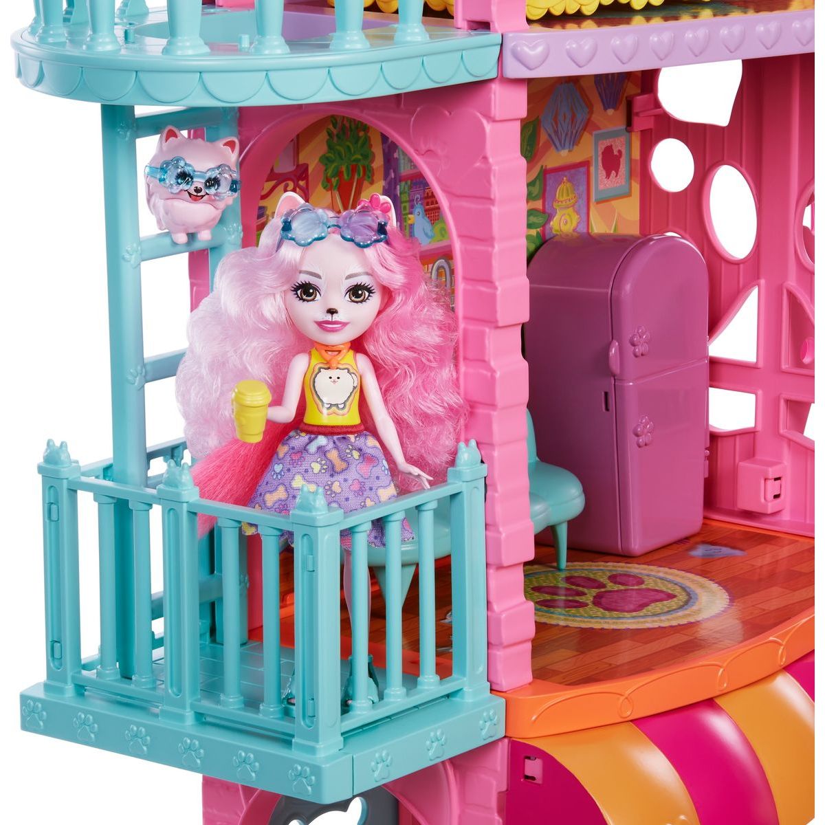 Mattel Enchantimals byteček ve městě